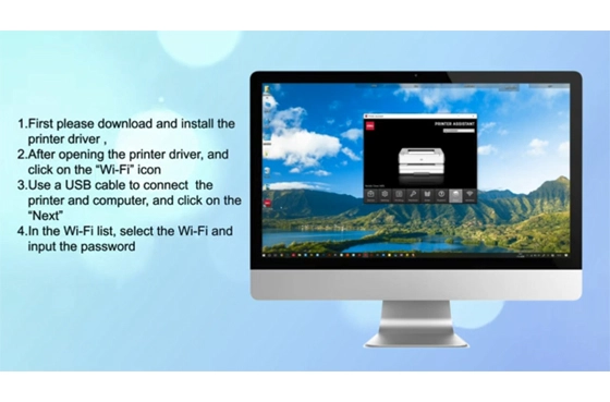 03 Deli Printer P2500 WiFi Model - Mobile - Airprint