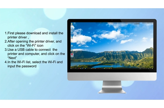03 Deli Printer P3100 WiFi Model - Mobile - Airprint