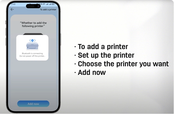 05 【Deli Print APP】Bluetooth networking（P1820 operation is not applicable to this video)