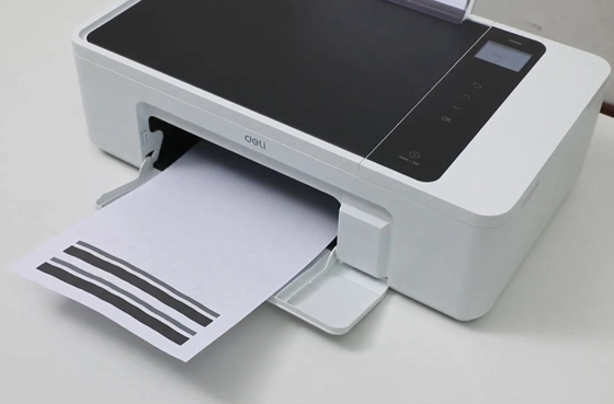 11 Print Head Cleaning Via Computer Deli Printer D311NW Inkjet Printer