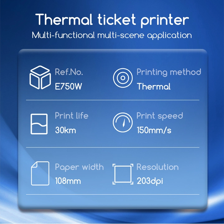 E750W 4 Inch Wireless Thermal label printer