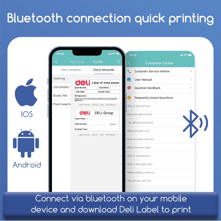E750W 4 Inch Wireless Thermal label printer