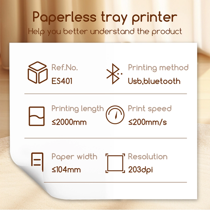 ES401 4 Inch Wireless Thermal label printer