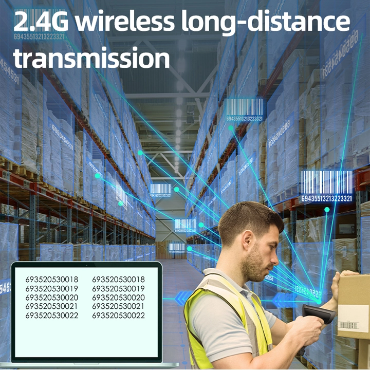 ES226W 1D+2D Handheld Barcode Scanner