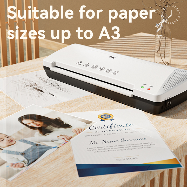 ET105 70-125 mic A3 Plastics Laminator