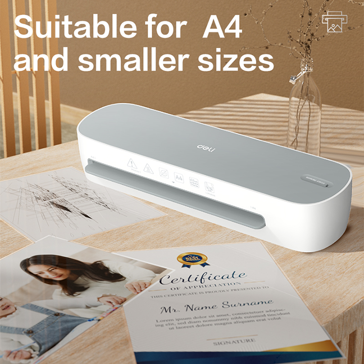 ET111 70-125 mic Anti Jam A4 Plastics Laminator