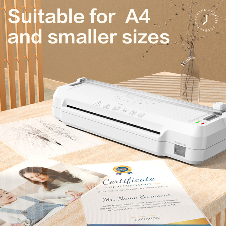 ET107 50-100 mic A4 3-in-1 multifunctional Laminator