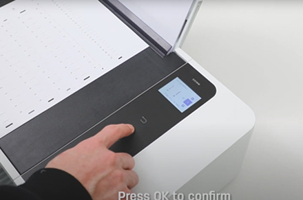 Calibration Via Printer Deli Printer D311NW Inkjet Printer