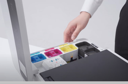 D311 NW Ink Empty Eorror Deli Printer