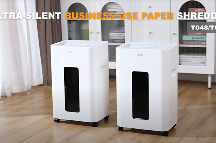 Deli Ultral Slience Paper Shredder ET048&ET058