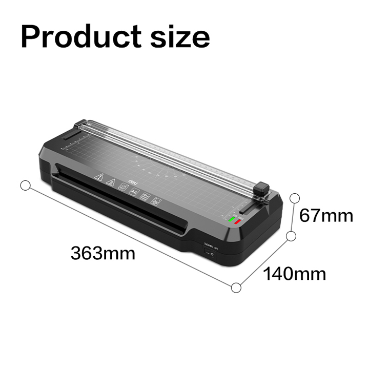 ET107 50-100 mic A4 3-in-1 multifunctional Laminator