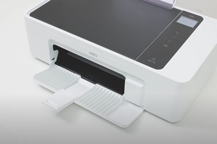 Print Head Cleaning Via Printer Deli Printer D311NW Inkjet Printer