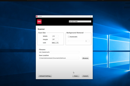 Scanning Deli Printer D311NW Inkjet Printer