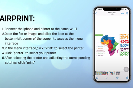 Deli Printer M2000 WiFi Model-Mobile-Airprint