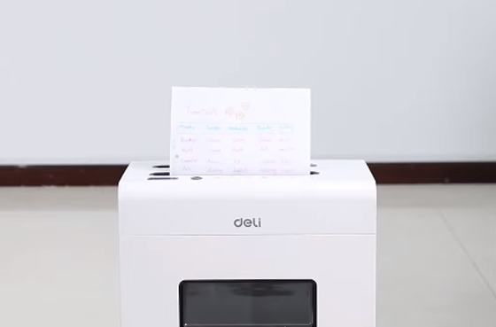 01 Deli E9903 Paper Shredder