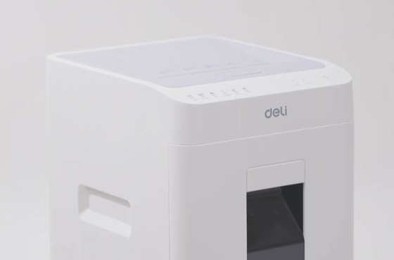01 Deli ET081 Auto-Feed Micro-cut Paper Shredder
