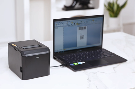 Deli ES301 ES302 Thermal Receipt Printer