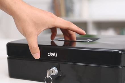 Deli ET509 Double Layers Cash Box