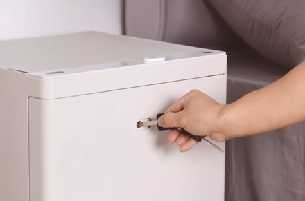 Deli ET606 Home Bedside Cabinet Safe