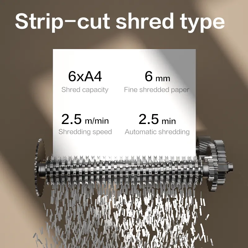 ET102SC Strip-cut Small Paper shredder