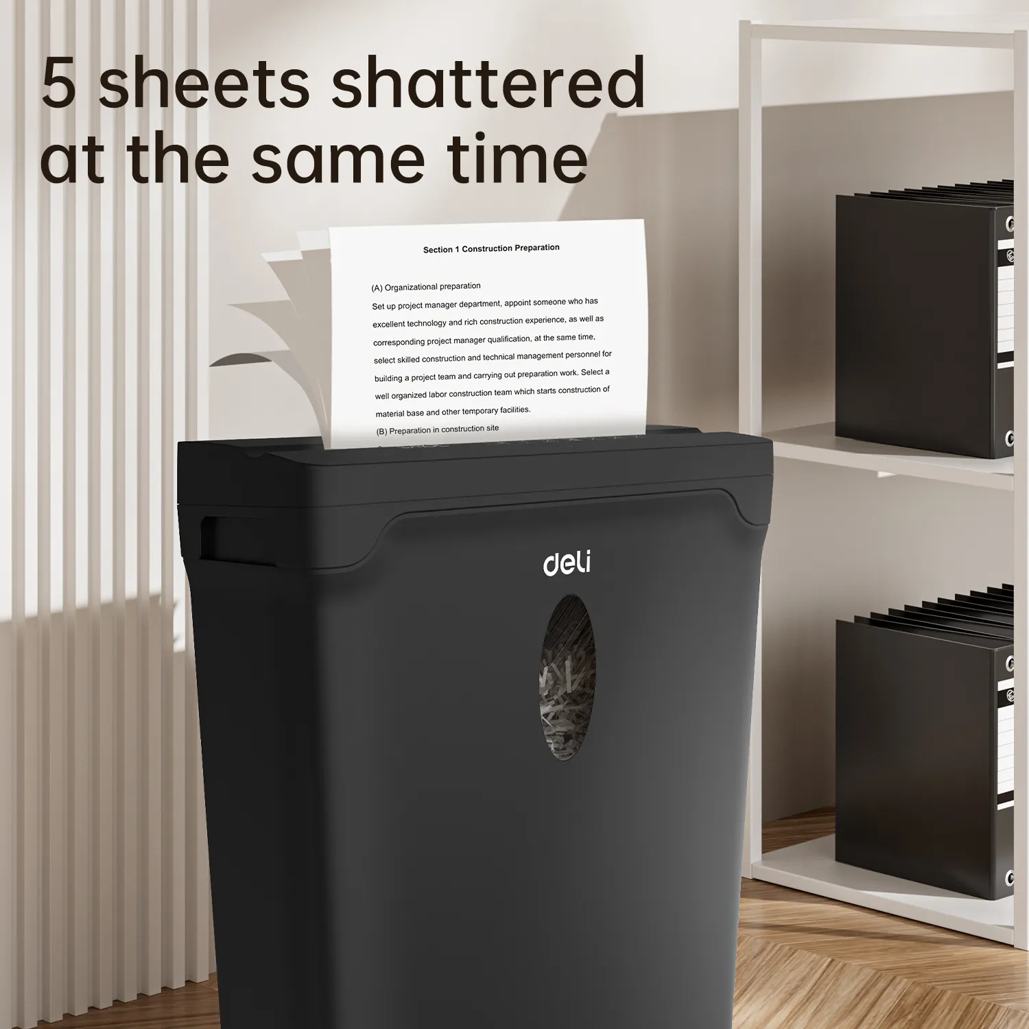 ET015 P4 Small Paper shredder