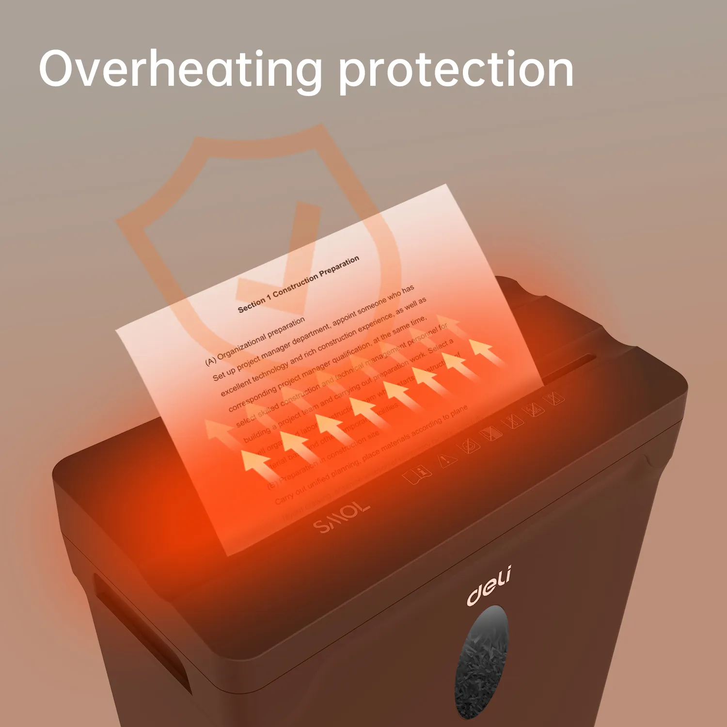 ET014 P4 Small Paper shredder