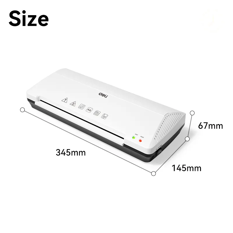 ET102 70-125 mic A4 Plastics Laminator